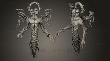 Figurines heroes, monsters and demons (STKM_0034) 3D model for CNC machine